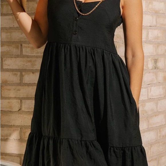 Smash & Tess Black Sundress size 3XS - Picture 1 of 3